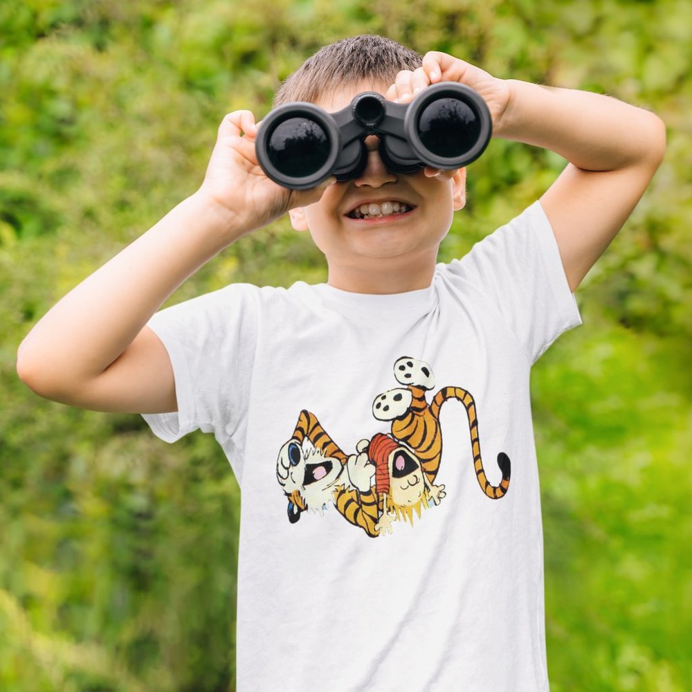 Calvin & Hobbes Laughing Youth T-Shirt